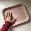 Brando Moon Large Metal Bowl Pink - Slightly Curved Edges
