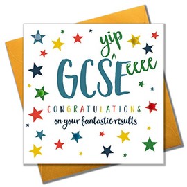 Pom Pom"Gcs(Yip) E(Eeee) Congratulations On Your Fantastic Results Greeting Card, POM069