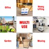 dbest products Trolley Dolly Platform Cart 6-Wheel Handtruck for Moving,