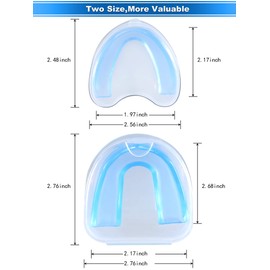 Hsei - Protectores bucales Deportivos de 10 Piezas con Caja portátil para Adultos y jóvenes, 5 Colores