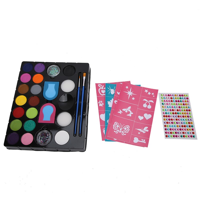 Face Paint Body Painting Pigment Brush Glitter Powder Children DIY