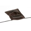 Neck purse pouche LEAS, Genuine leather, brown - LEAS Travel-Line