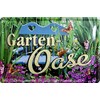 Tin Sign 20 x 30 cm Garden Oasis Recreation Relaxation