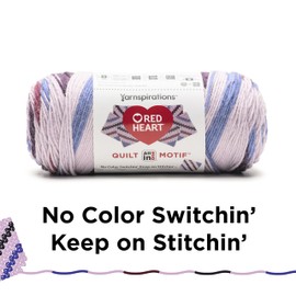 Red Heart All in One Quilt Motif Epoch Yarn - 3 Pack of 250g/8.8oz - 100% Acrylic - #4 Worsted (Medium) - 440 Yards - Knitting/Crochet