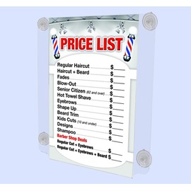 Window Sign Holder 11" x 17" Clear Acrylic Double Sided Document Display with Suction Cups for Event Posters and Directional Signs at Concert Venues by Marketing Holders