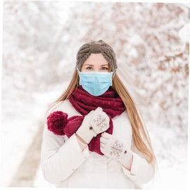 Ipetboom 4Pcs Woolen Bow Headbands with Buttons Cozy Ear Warmers and Stylish and Functional Bow Ear Warmer Headbands