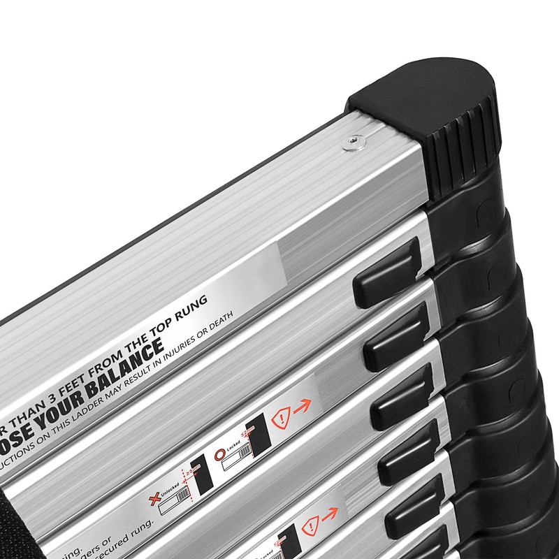 HOSTIC 14.5 FT Telescoping Ladder 330 lbs Capacity Heavy Duty