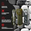 Outdoor German Army Cutlery Stainless Steel Camping Cutlery Set 5
