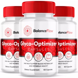 Balance Flow (3 Pack) Balance Flow Glyco Optimizer BalanceFlow Supplement 180 Capsules