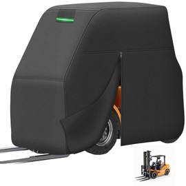 Forklift Cover, Waterproof 420D Oxford Windproof Forklift Accessories Up to 8000Lb 100"L x 45"W x 80"H (Only Cover)