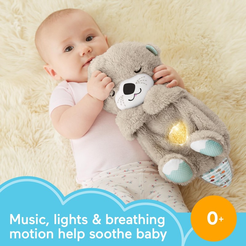 Fisher-Price Baby Toy Soothe 'n Snuggle Otter Portable Plush Sound