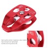 Outdoor Portable Aviation Aluminum Side Plate Climbing Single Sheave Fixed