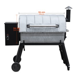 Stanbroil Grill Insulation Blanket for Traeger 34 Series and Texas Grill, Maintain Better Temperature Control, Use Less Fuel and Pellet