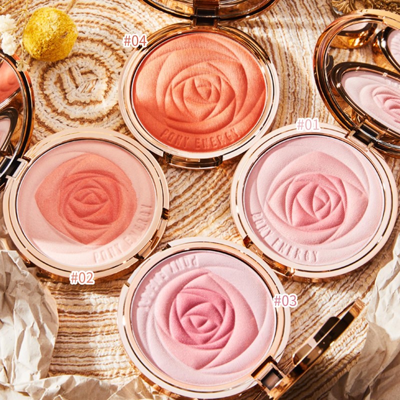 KIADZIE Cheek Powder, Natural Color, Long Lasting Wear, Light Fit,