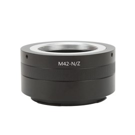 M42 to Z Lens Mount Adapter Ring Aluminum Alloy M42 Lens to for Nikon Z6, Z7, Z50 Z Mount Full Frame Camera