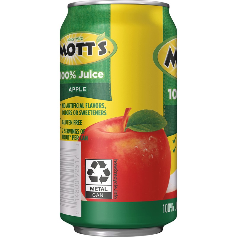 Mott's 100% Original Apple Juice, 11.5 fl oz can (Pack