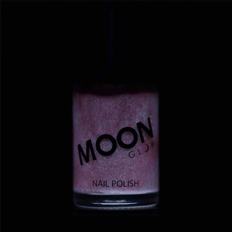 Moon Glow - Purple phosphorescent nail polish, 15 ml