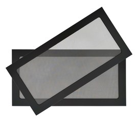 Filtro de polvo para ventilador de computadora de computadora de 120 x 240 mm con imán, malla de nailon ultrafina, flujo de aire suave mejorado, color negro, paquete de 2