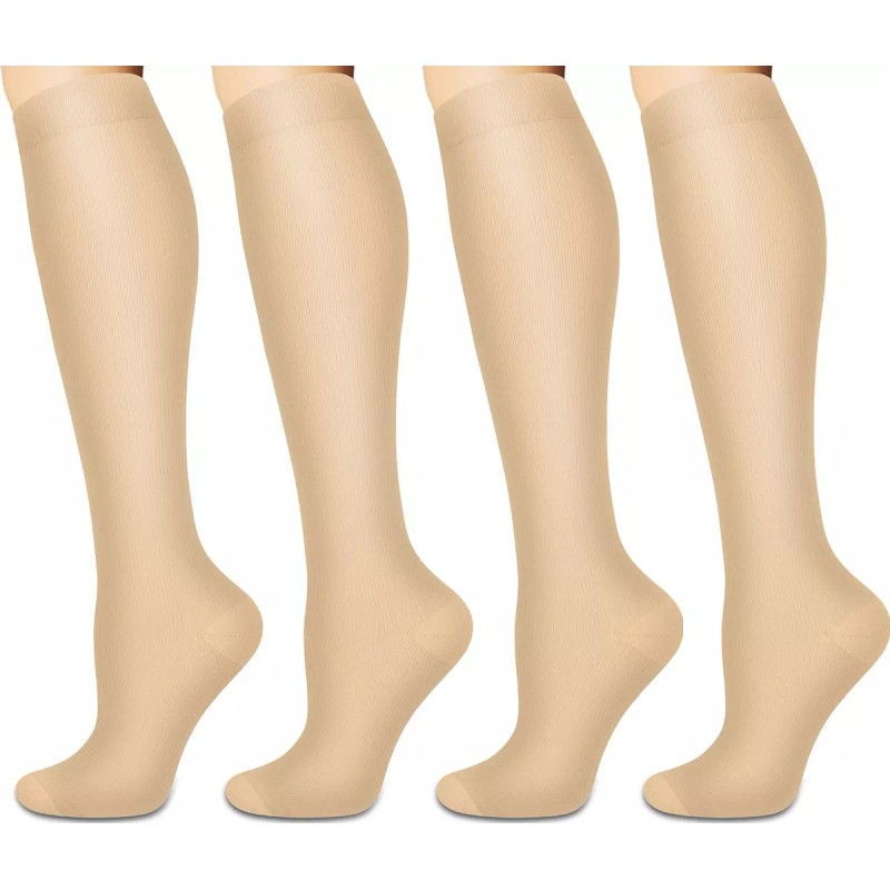 2 Pares Medias Calcetas De Compresión Circulation Venosa