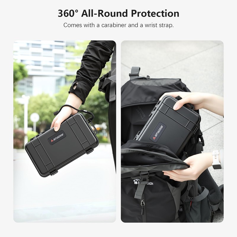 AMAZEAR Waterproof Hard Case Compatible with DJI OSMO Pocket 4