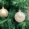 MORAINJAY 24 Pcs Gold Christmas Baubles, Christmas Tree Decorations