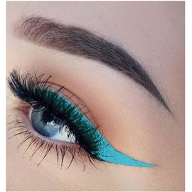 Liquid Eyeliner Pen, Long-Lasting Eye Liner Pencils for Eye Makeup, Pigmented Water-proof colorful Eyeliner Liquid Liner Pencil (Sky Blue)