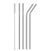ZOHO Reusable Premium 8.5" Stainless Steel Straws – Set of