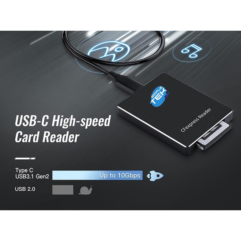 SIMPLETEK - CFEXPRESS Card Reader USB 3.1 Gen 2 |