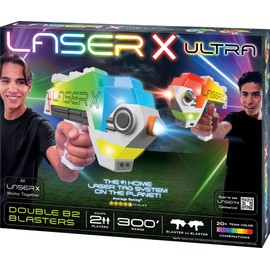 Laser X Revolution Ultra Double B2 Blaster to Blaster, Laser Tag Gaming Set, 2 Players