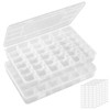 Lifewit 2 Pack 36 Grids Clear Stackable Plastic Organiser Storage