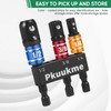 Pkuukme 3PCS Impact Socket Adapter Set - 1/4", 3/8", 1/2"