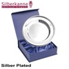 SILBERKANNE Glass Plate Glass Coaster Classic D 11 cm Premium