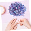OHPHCALL 6 Pack Multi-Function Nail Art Stickers Charms Adornments Nail