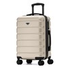 Flight Knight Carry On Suitcase 22x14x9 Hardside Built In TSA
