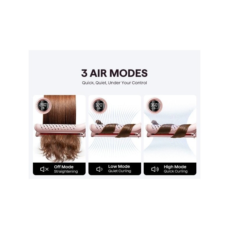 Wavytalk Whirlwind 2-in-1 Hair Styler – 360° Airflow Curler &