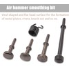 Air Hammer Bits Set, Air Hammer Smoothing Bit Set, 0.401