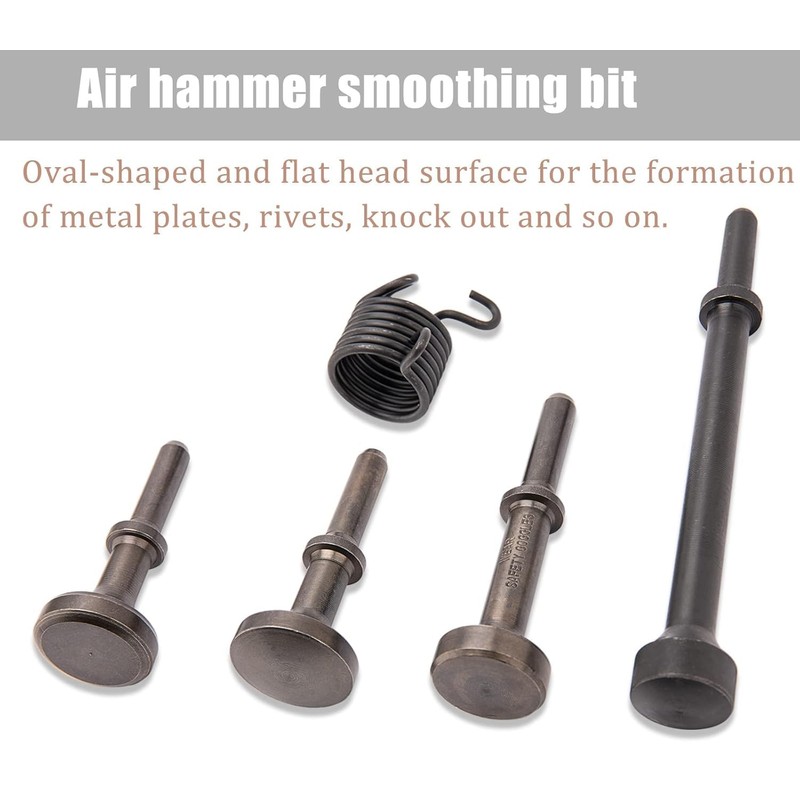 Air Hammer Bits Set, Air Hammer Smoothing Bit Set, 0.401