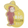 Curious George [Die Cut Sticker] Character Sticker / Yellow Hat