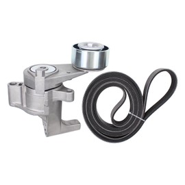 MOTOKU Serpentine Drive Belt Tensioner with Pulley and Belt for Toyota Tacoma 2.7L 4Cyl 2005-2023