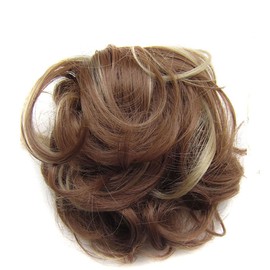 Faringoto Hair Band Hair Pieces Curly Hair Scrunchie for Women
