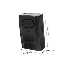 BUGUUYO 1set Theft Sensor Alarm for Motorcycle Vehicle Security Cordless Remote Control Construction for Bags Doors and Electric