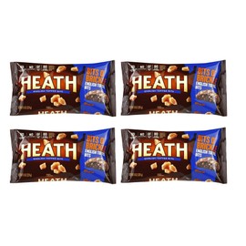 Heath English Toffee Bits - 8 oz - Bits O' Brickle - Pack of 4-32 Total oz of Bits - Plenty to Share and Stock the Pantry - Fun to Snack on or to Cook with - Gluten Free