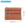PATIKIL 4.7" x 3.5" Coin Purse Pouch, Leather Change Purses