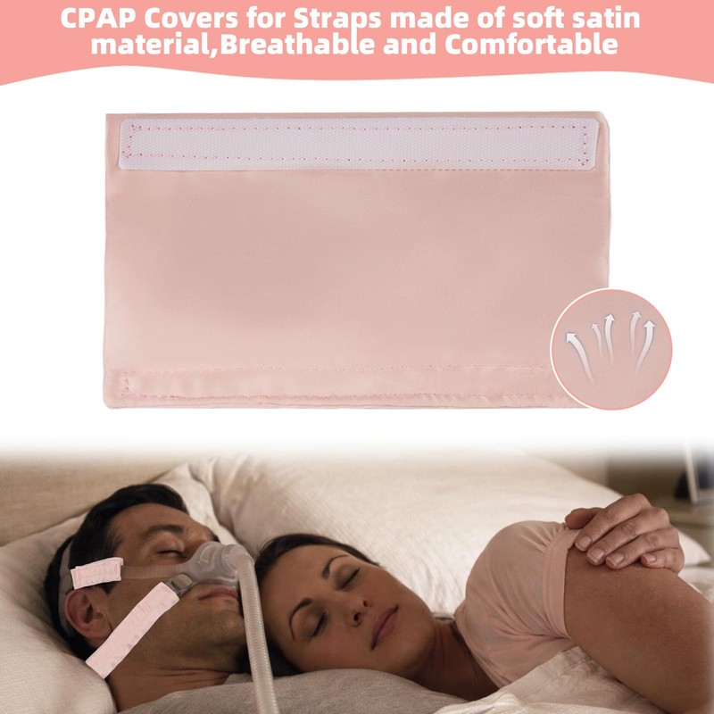 8 PCS CPAP Mask Strap Covers, Silky CPAP Hair Protector