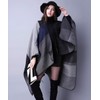 Vocanbomor Women's Shawls and Wraps Open Front Poncho Cape Winter