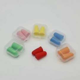 Sponge Earplugs 10-Pack Set Industrial Noise Cancelling Earplugs Safety Helmet Earplugs 4ea