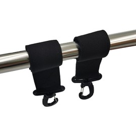 Deals4you Nylon Kayak Paddle Straps Portable Holder Buckle for SUP Universal Flexible Webbing Strap with Clips for Inflatable Boat Paddle