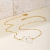 Niaspi Shell Flower Pendant Necklaces for Women Girls 18K Gold