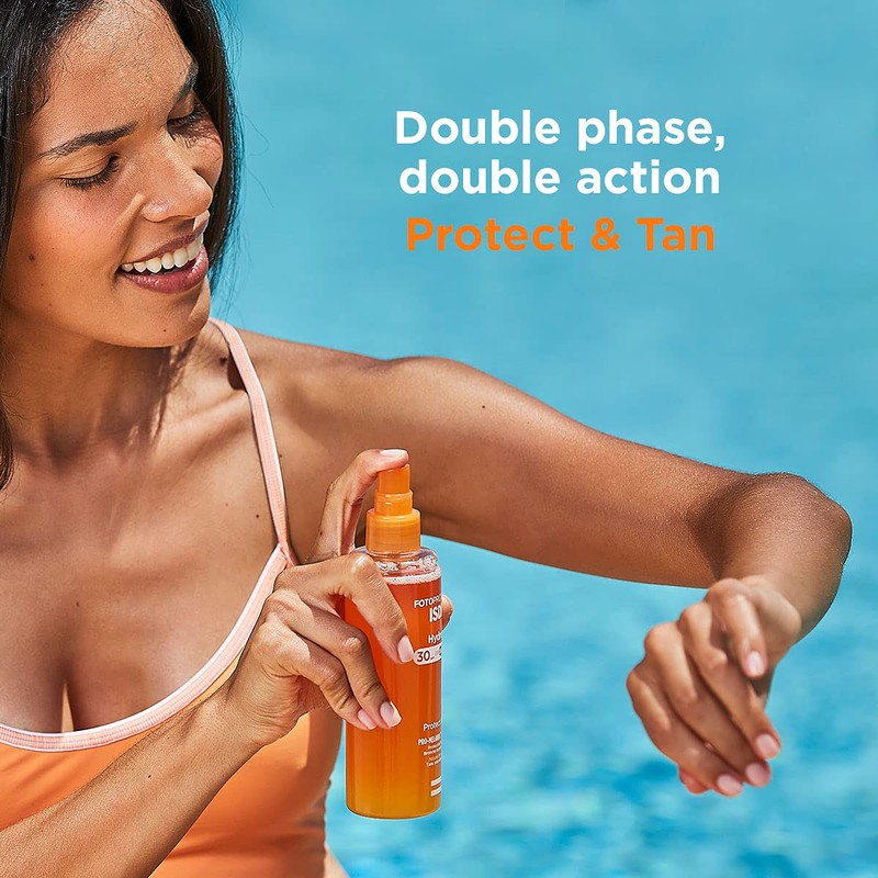 ISDIN Fotoprotector Hydro Oil SPF 30 (200ml) | biphasic sunscreen