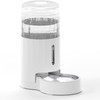 CZPET Automatic 4L/135Oz/1Gal Cat Water Dispenser with Stainless Steel Bowl,